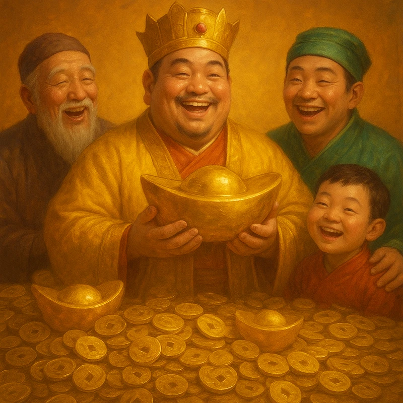 Three divine anglers are featured on the super ace